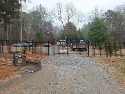 Aluminum Fence Gate Installation