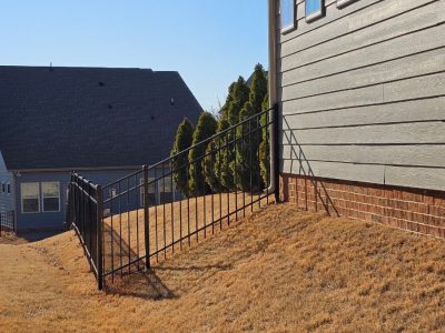 Residential Aluminum Fence Installation