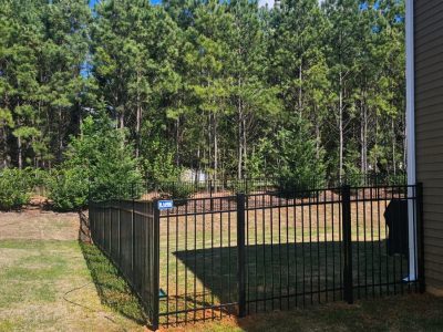 Sturdy Aluminum Fence Installation Project