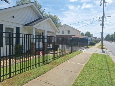 Aluminum Fence Installation Project