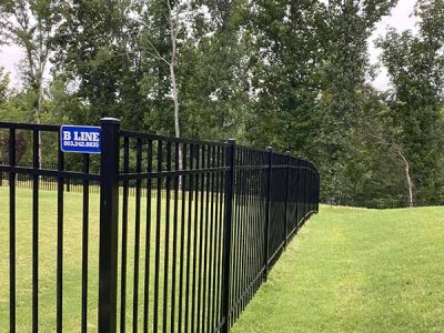 New Aluminum Fence Installation