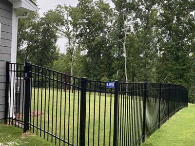 New Aluminum Fence Installation Project