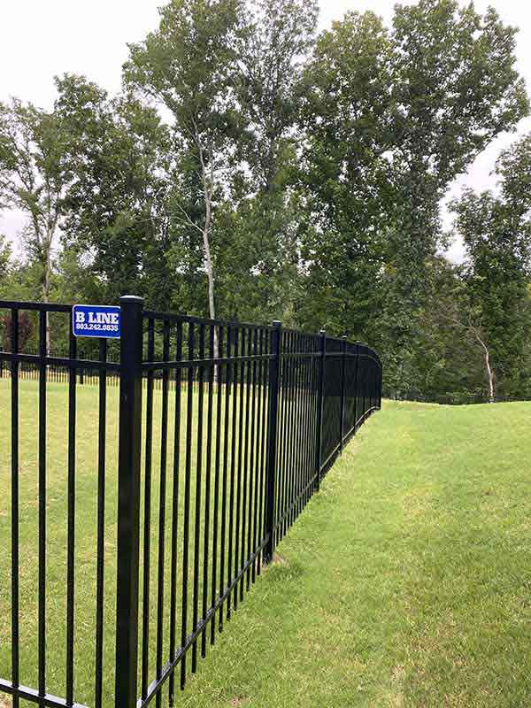 New Aluminum Fence Installation