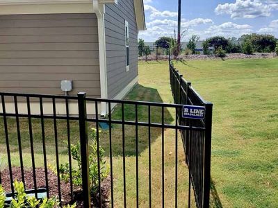 Residential Aluminum Fencing Project