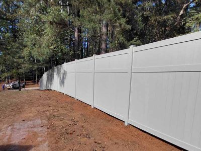 Vinyl Fence Installation Project