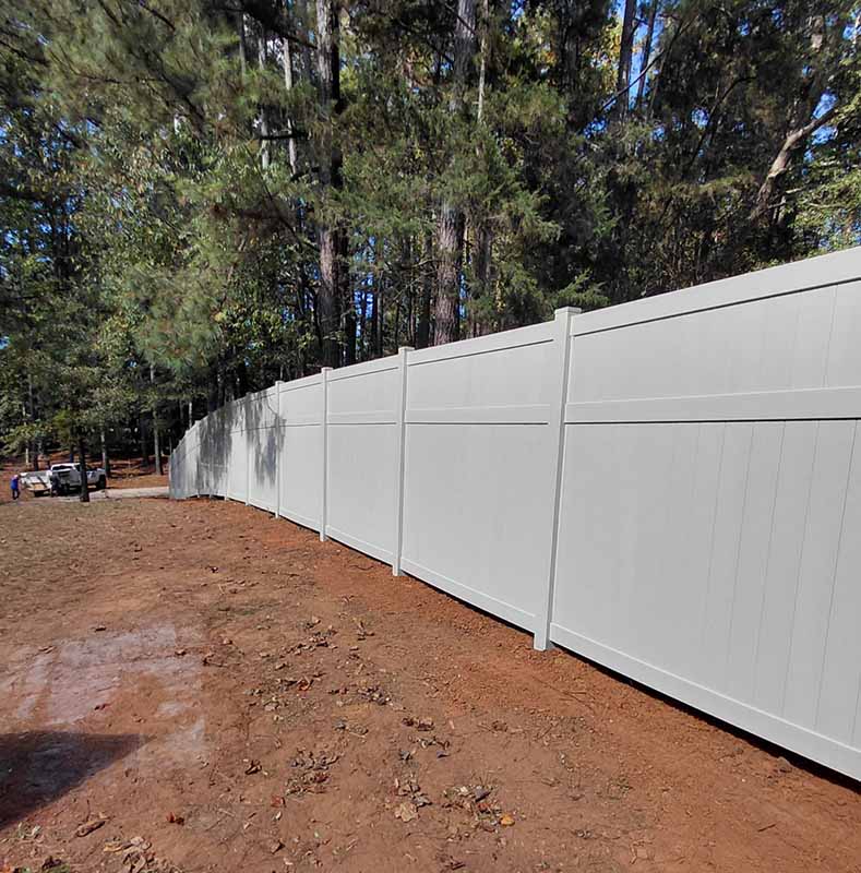 Vinyl Fence Installation Project