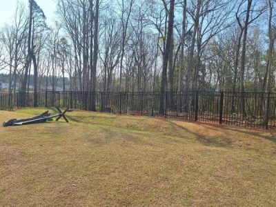 Aluminum Fence Install
