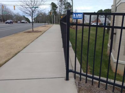 Residential Aluminum Fencing Install